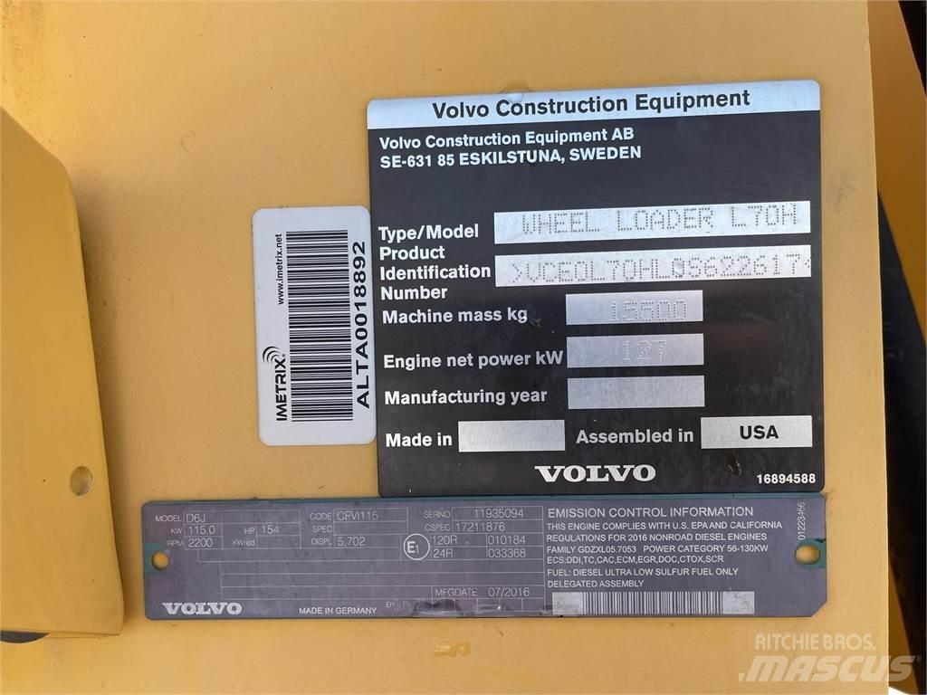 Volvo L70H Kolové nakladače