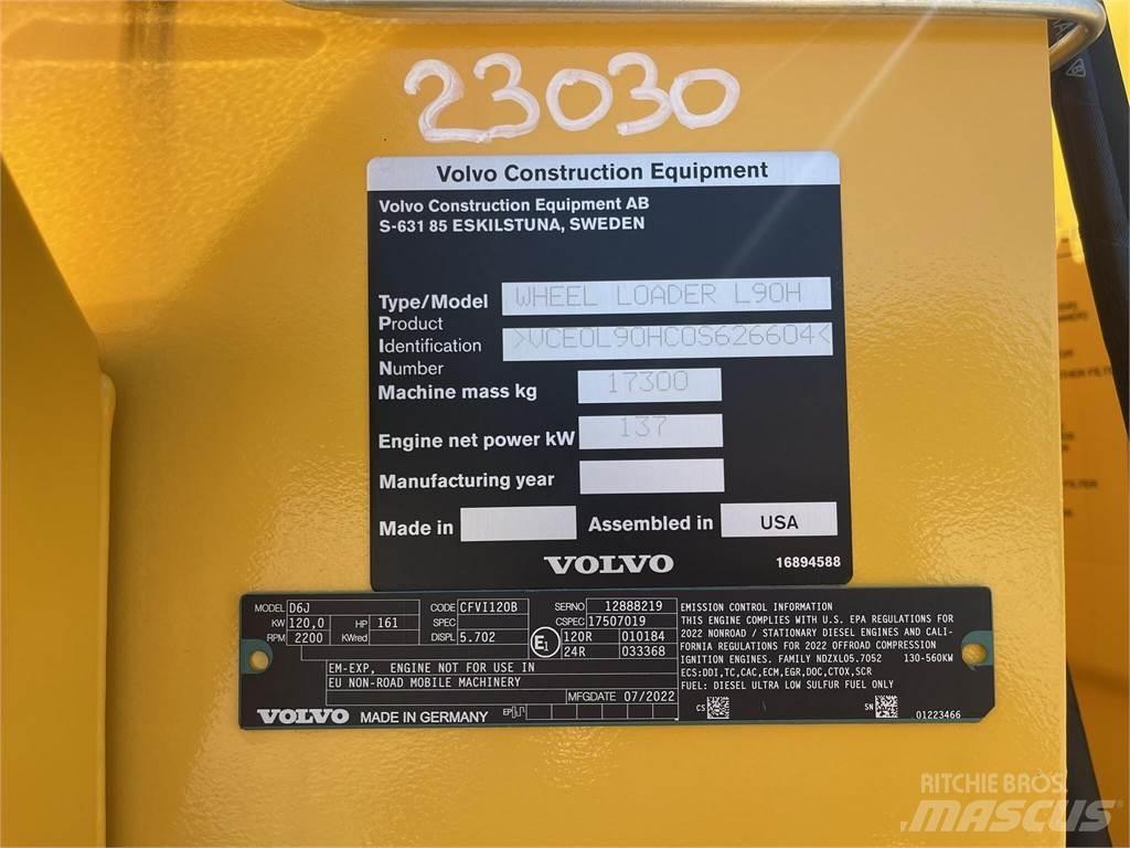 Volvo L90H Kolové nakladače