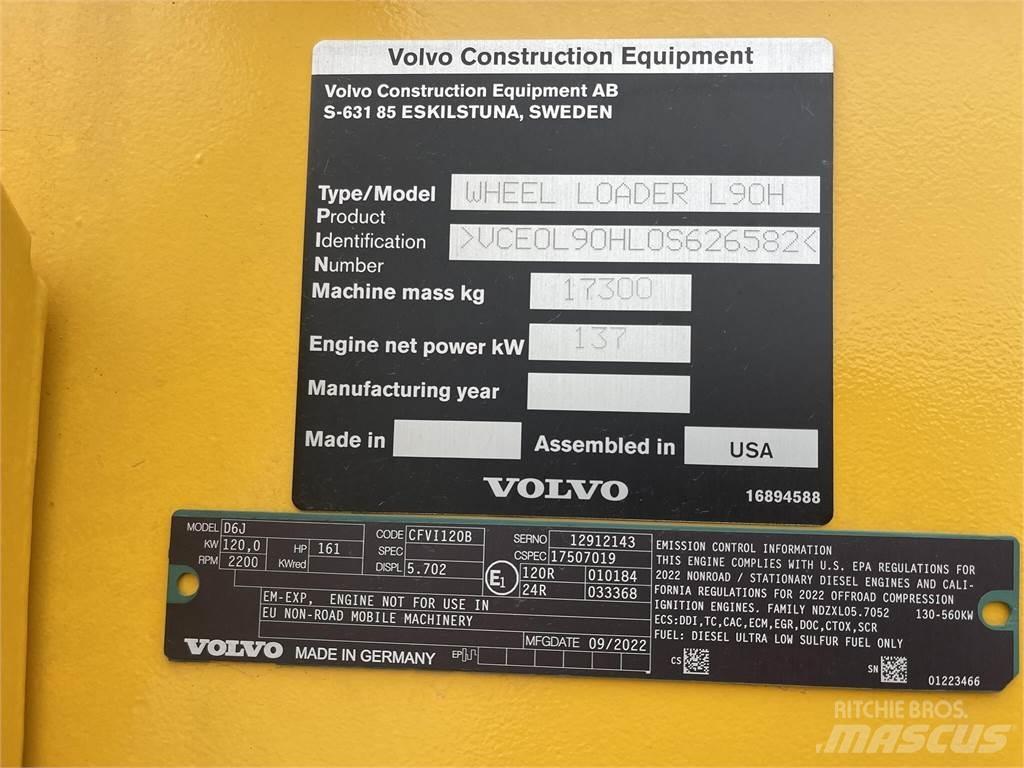 Volvo L90H Kolové nakladače
