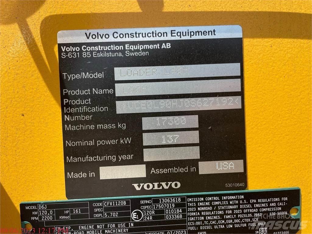 Volvo L90H Kolové nakladače