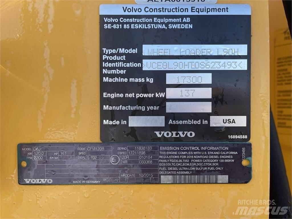 Volvo L90H Kolové nakladače