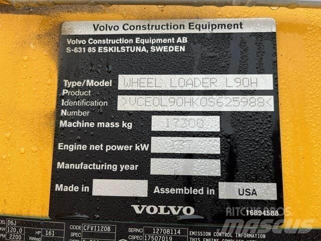 Volvo L90H Kolové nakladače