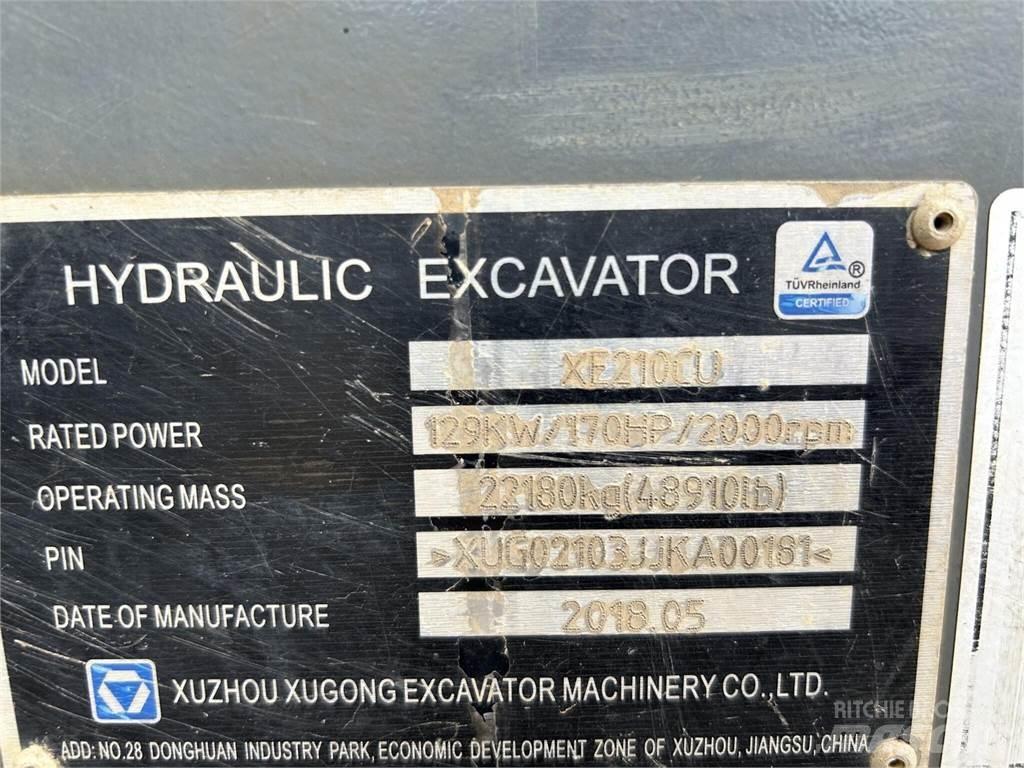 XCMG XE210CU Pásová rýpadla