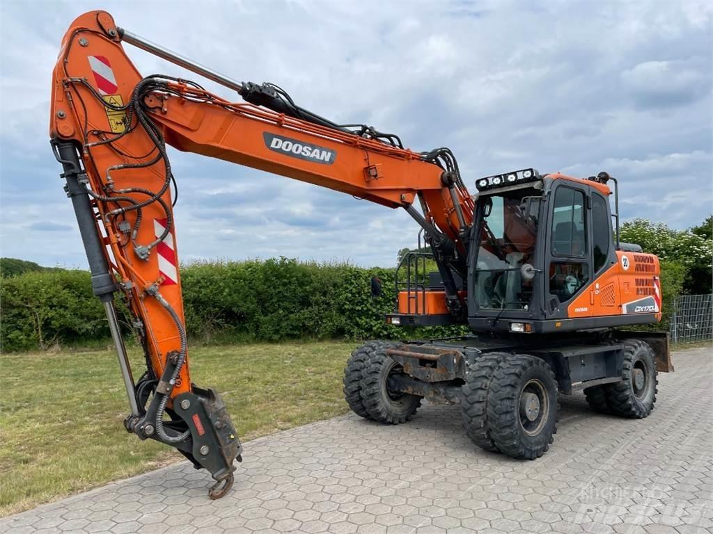 Doosan DX170W-5 Kolová rýpadla