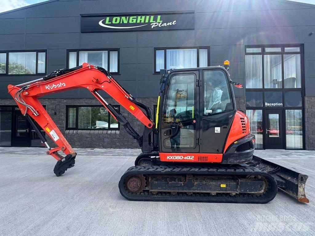 Kubota KX 080-4 Midi rýpadla 7t - 12t