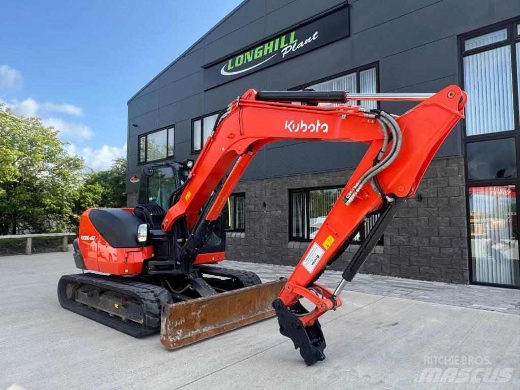 Kubota KX 080-4 Midi rýpadla 7t - 12t