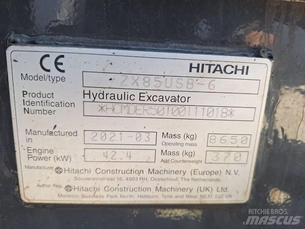 Hitachi ZX85USB-6 Midi rýpadla 7t - 12t