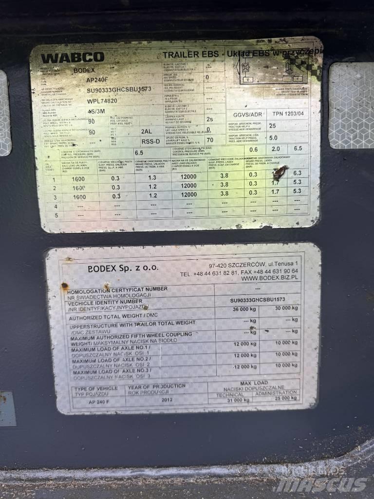 Bodex AP 240 F Přívěsy na kmeny