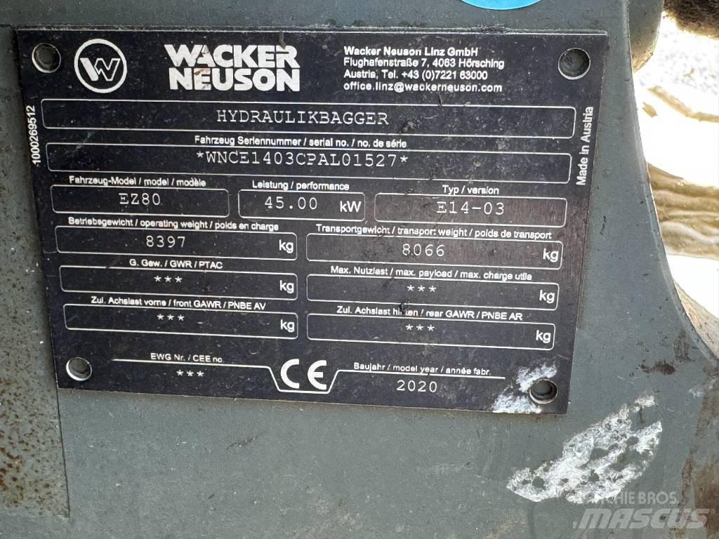 Wacker Neuson EZ80 Pásová rýpadla