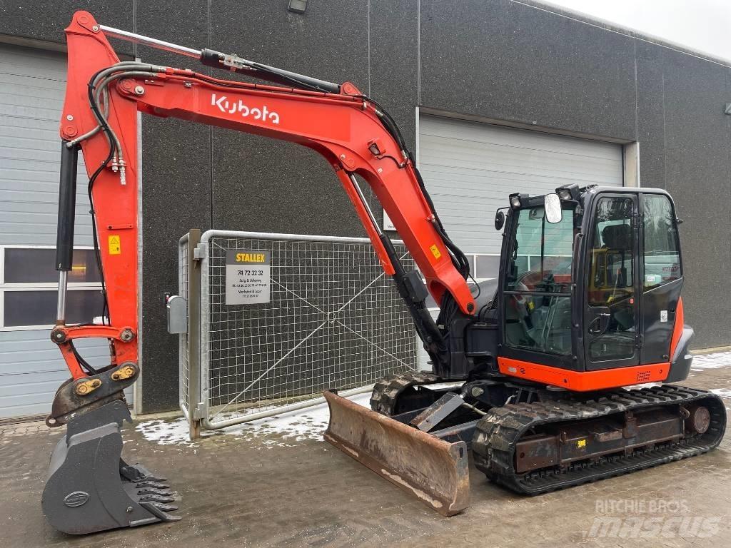 Kubota KX080-4a Midi rýpadla 7t - 12t