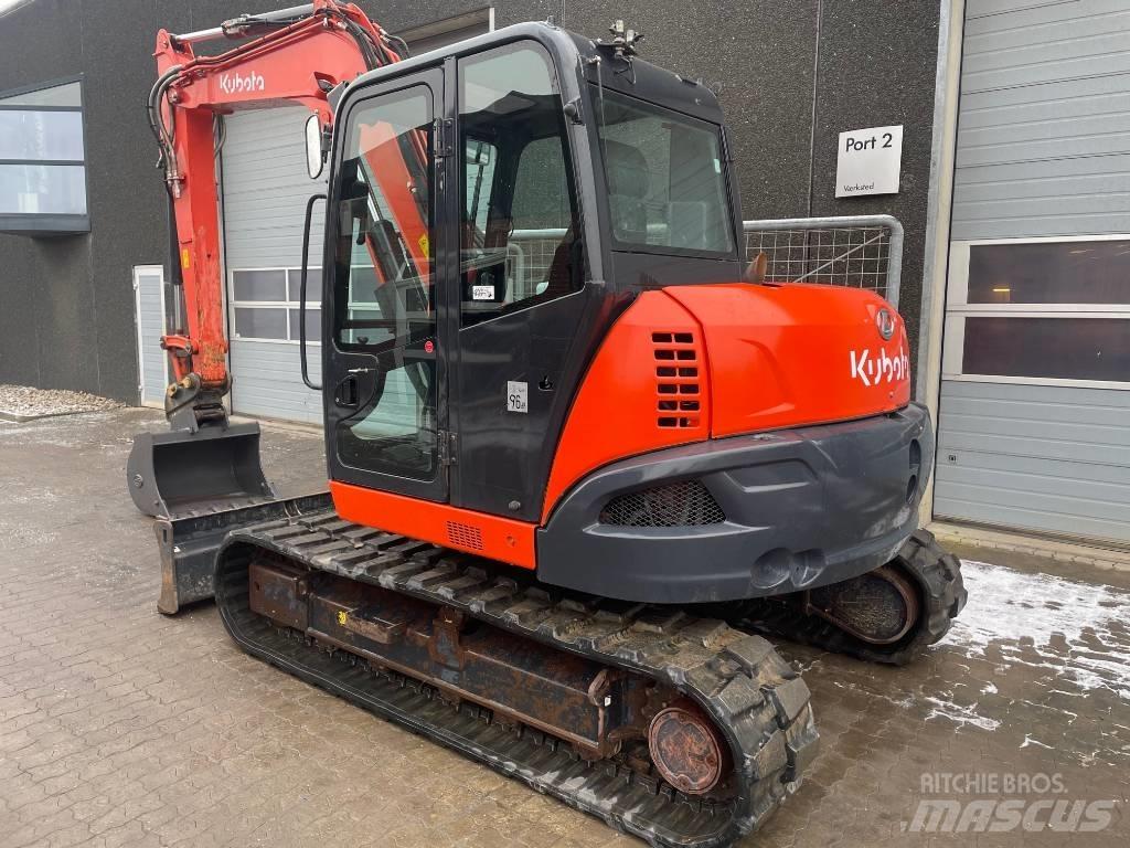 Kubota KX080-4a Midi rýpadla 7t - 12t