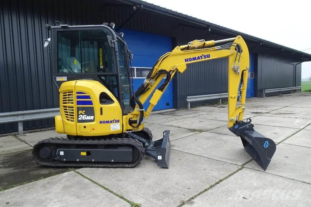 Komatsu PC26MR Pásová rýpadla