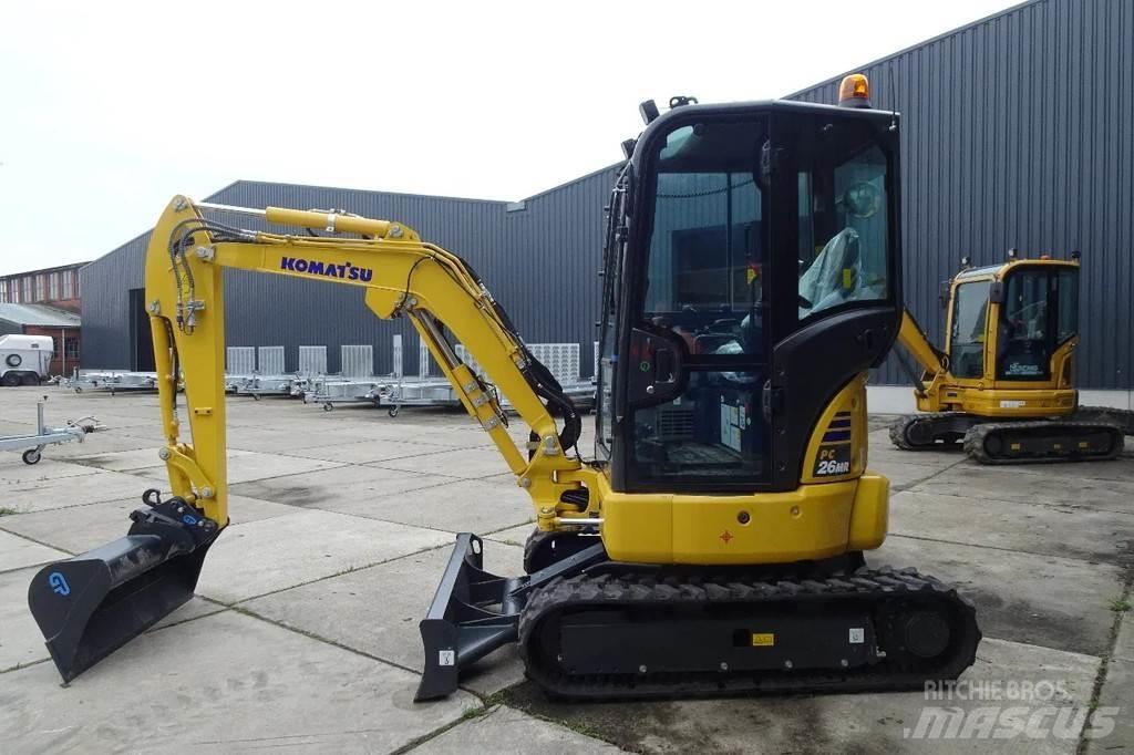 Komatsu PC26MR Pásová rýpadla