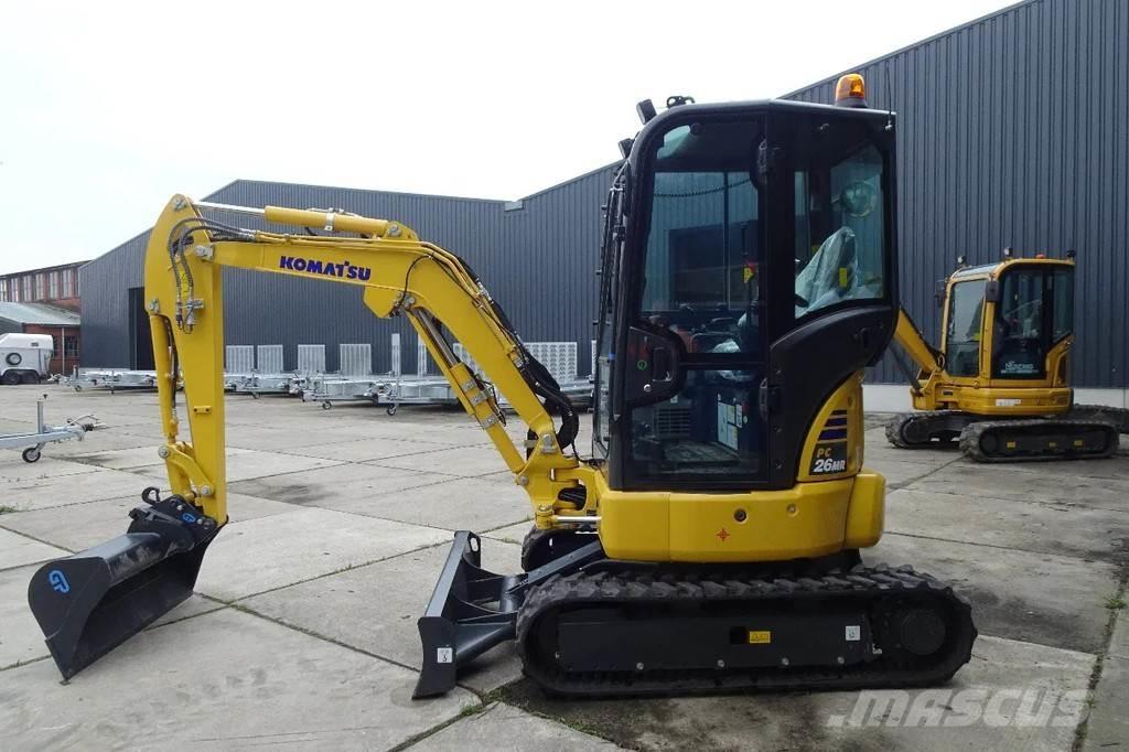 Komatsu PC26MR Pásová rýpadla