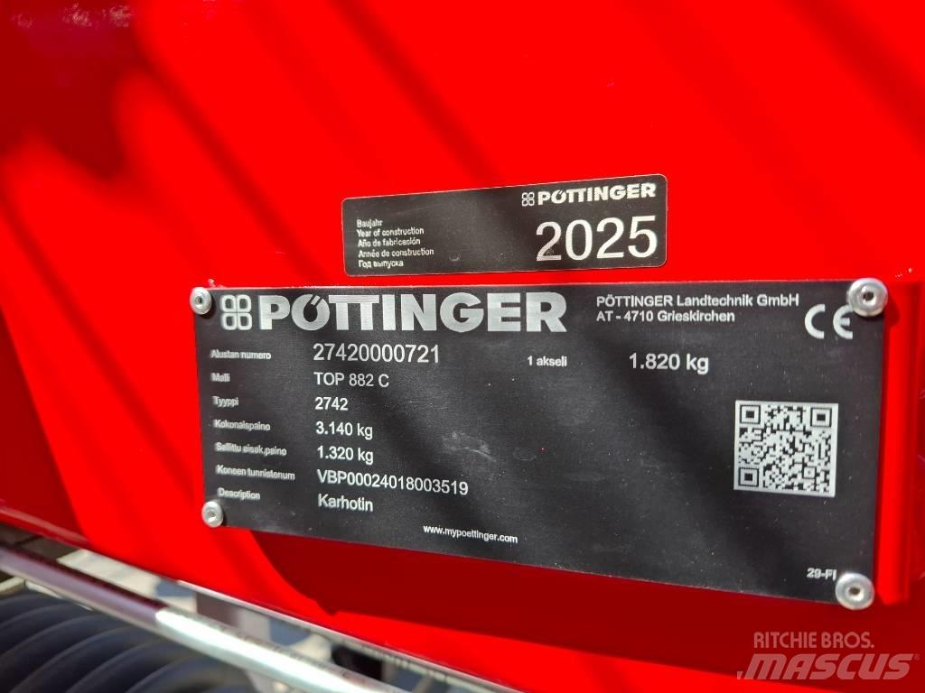 Pöttinger TOP 882C Řádkovače