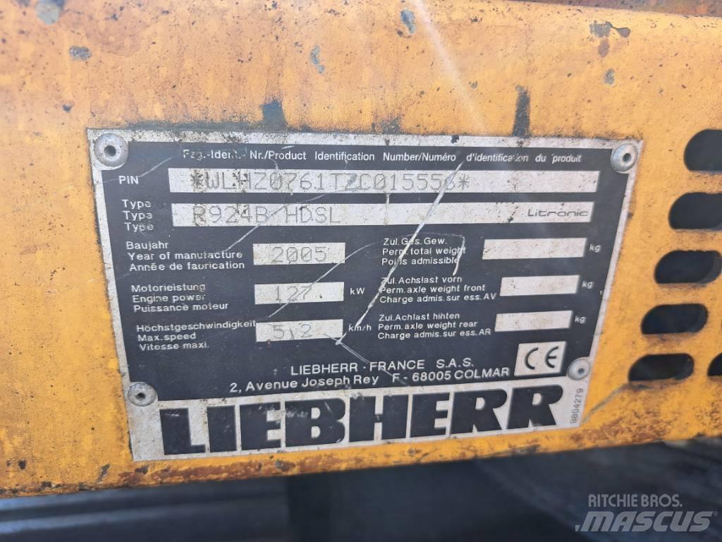 Liebherr R924B HDSL Pásová rýpadla