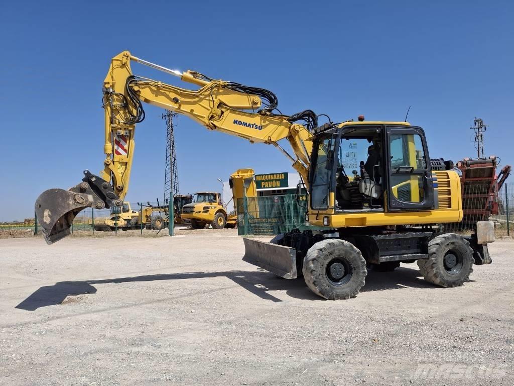 Komatsu PW 148-8 Kolová rýpadla