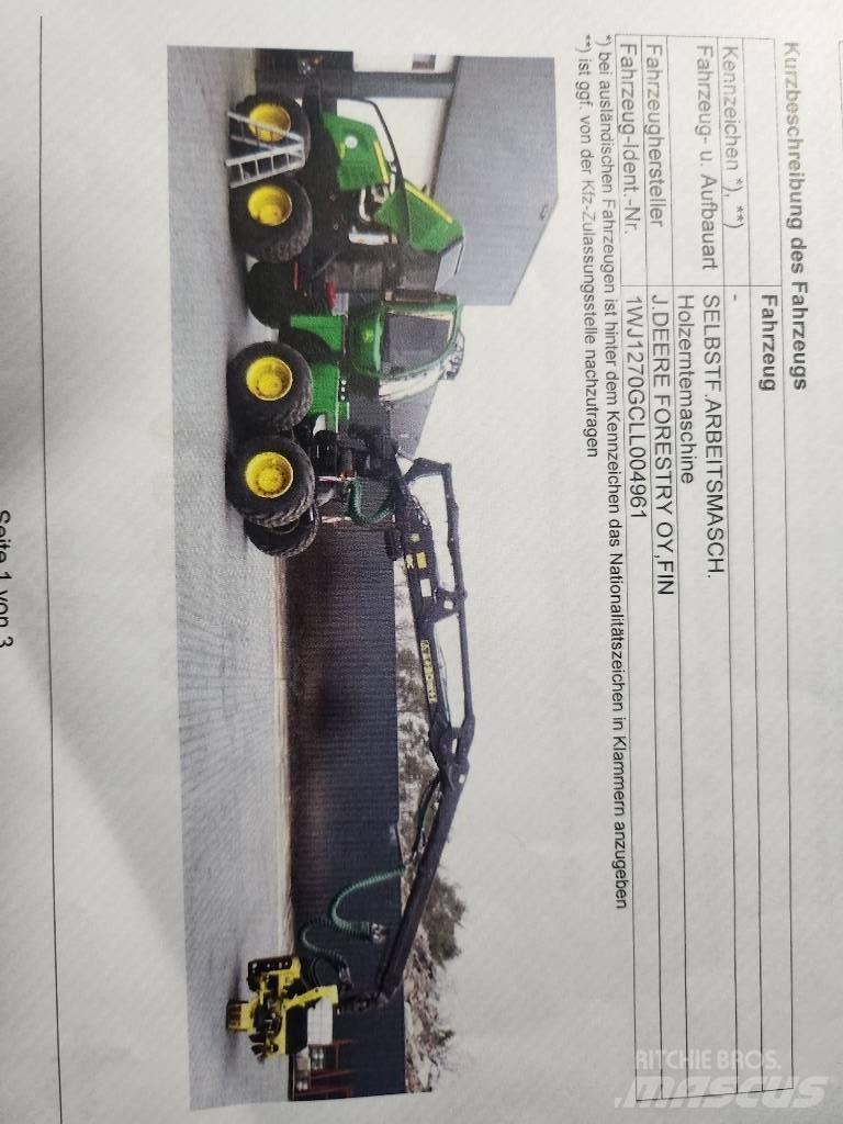 John Deere 1270 G Harvestory