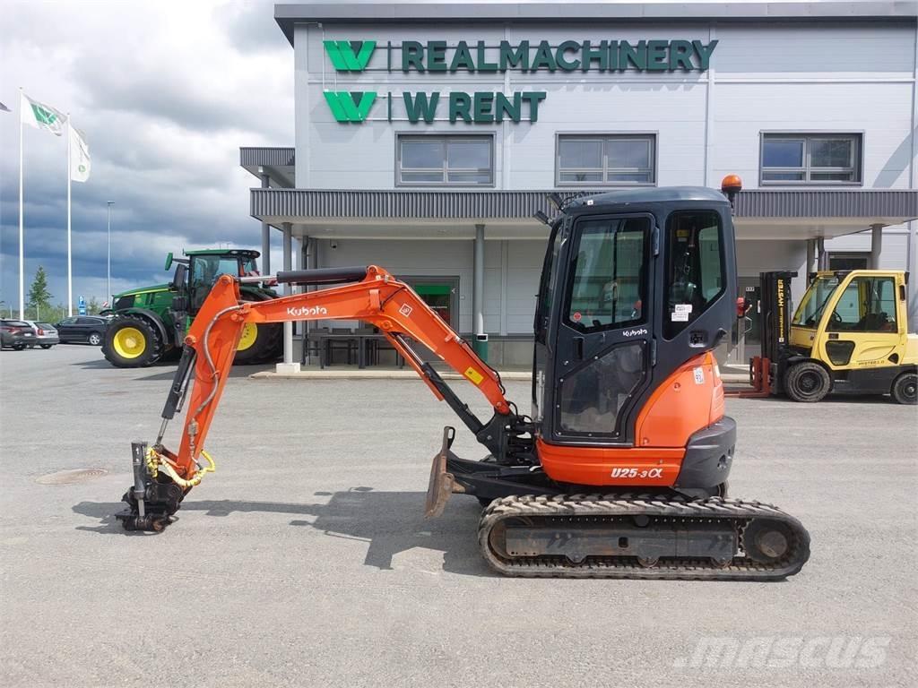 Kubota U25-3 Mini rýpadla < 7t