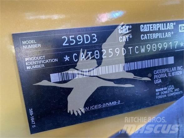 CAT 259D3 Smykem řízené nakladače
