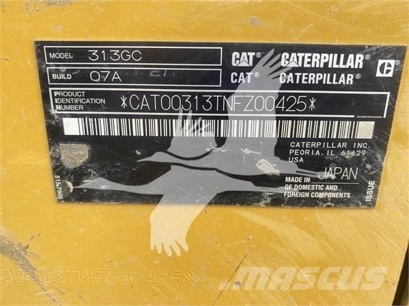 CAT 313GC Pásová rýpadla