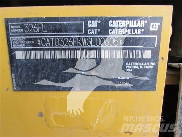 CAT 326FL Pásová rýpadla