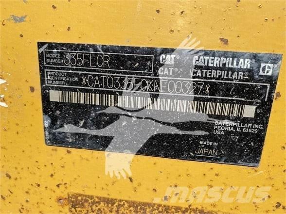 CAT 335F LCR Pásová rýpadla