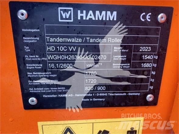 Hamm HD10CVV Tahačové válce