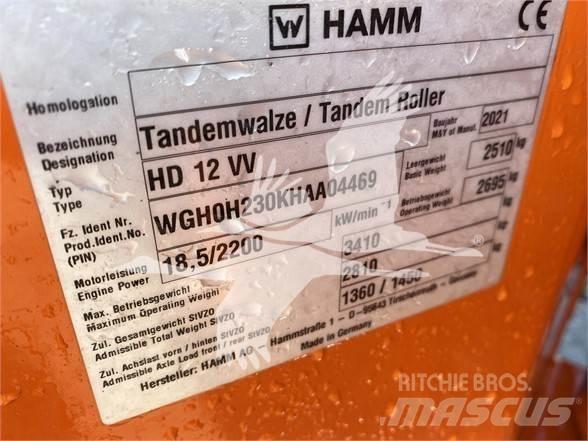 Hamm HD12VV Tahačové válce