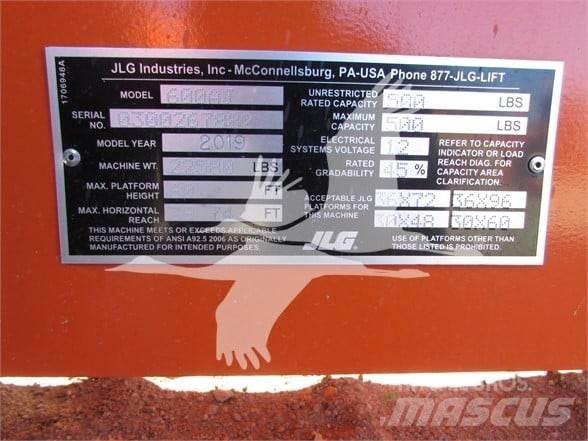 JLG 600AJ Kloubové plošiny
