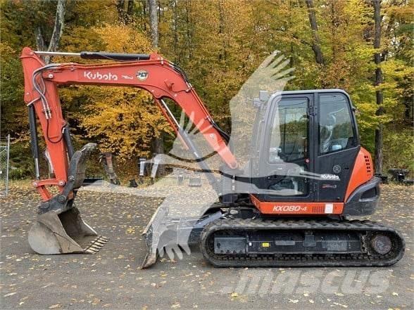 Kubota KX080-4 Pásová rýpadla