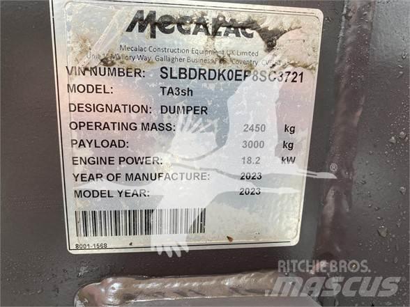 Mecalac TA3SH Vyklápěcí dempry