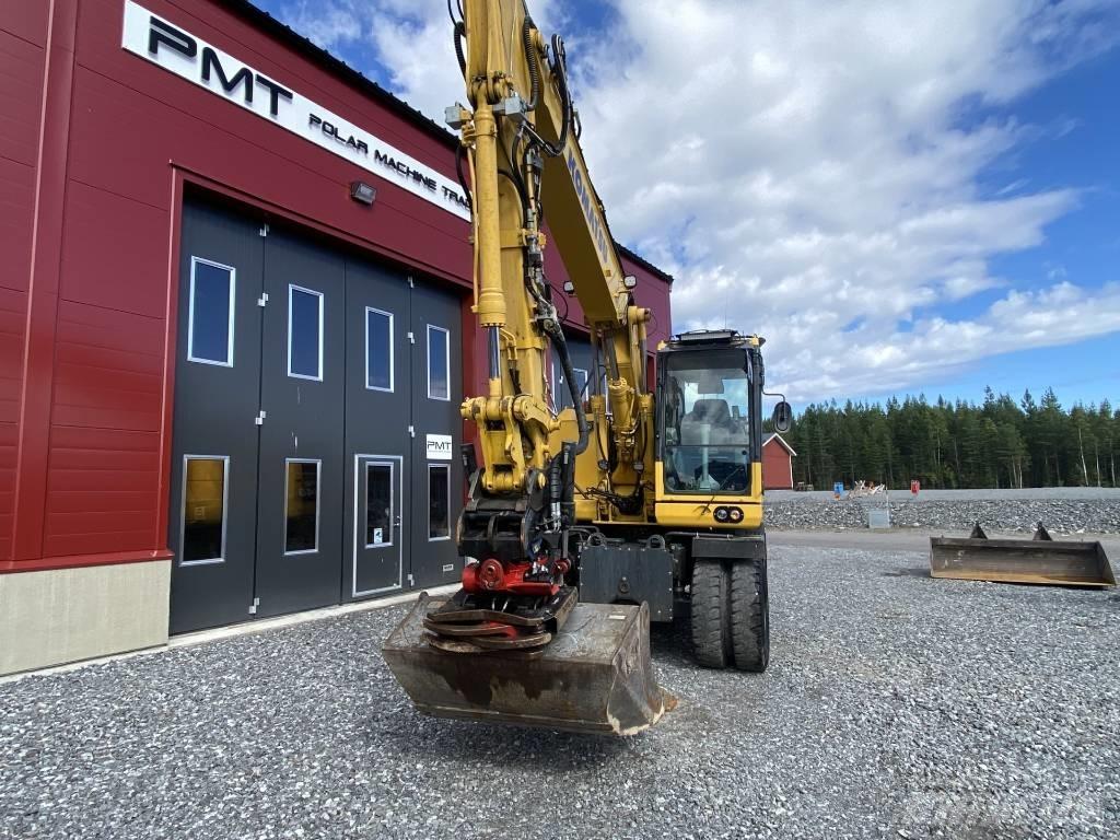 Komatsu PW 148-10 Kolová rýpadla