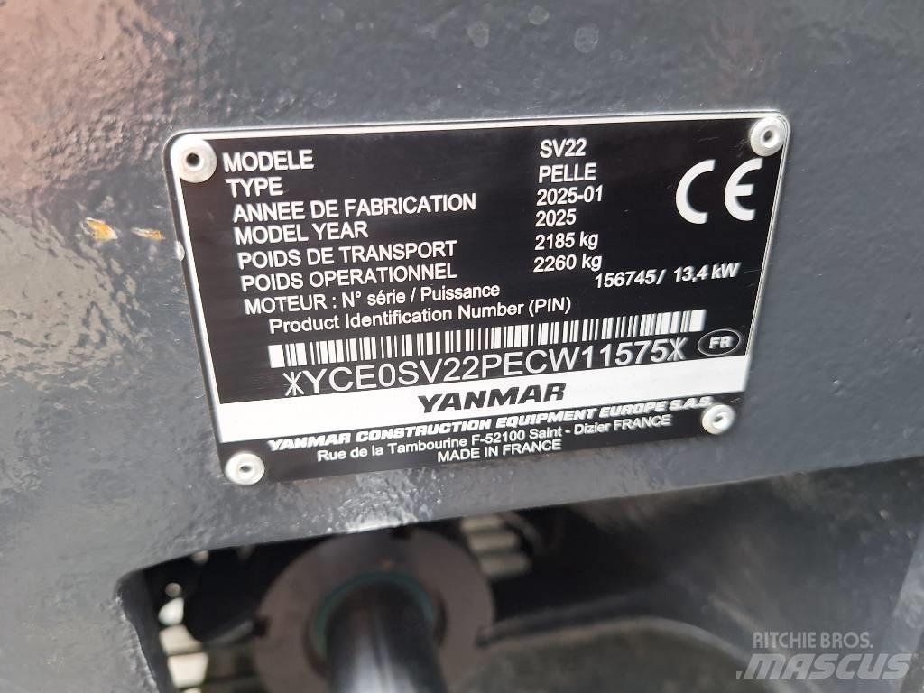 Yanmar SV 22 Mini rýpadla < 7t