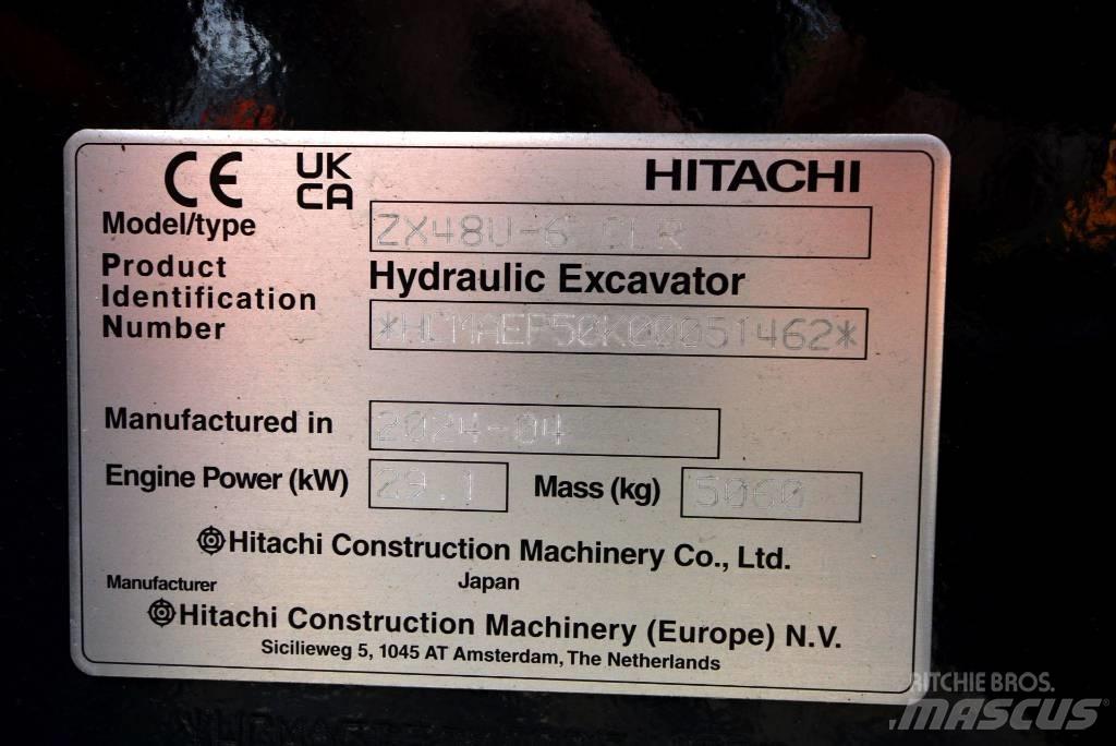 Hitachi ZX 48 U-6 Mini rýpadla < 7t