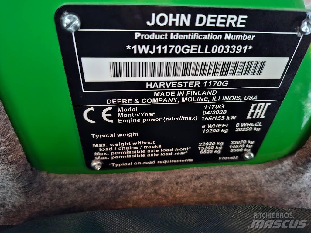 John Deere 1170G Harvestory