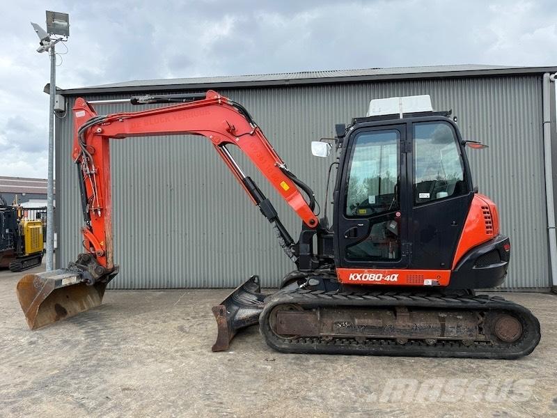 Kubota KX 080-4 Midi rýpadla 7t - 12t