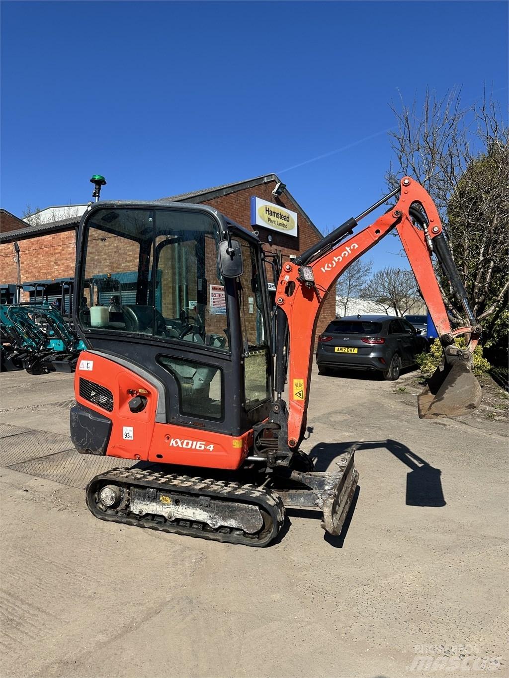 Kubota KX 016-4 Mini rýpadla < 7t