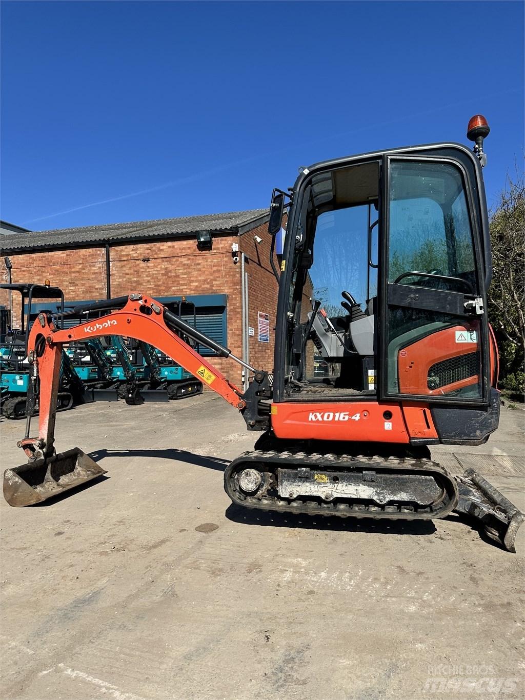 Kubota KX 016-4 Mini rýpadla < 7t