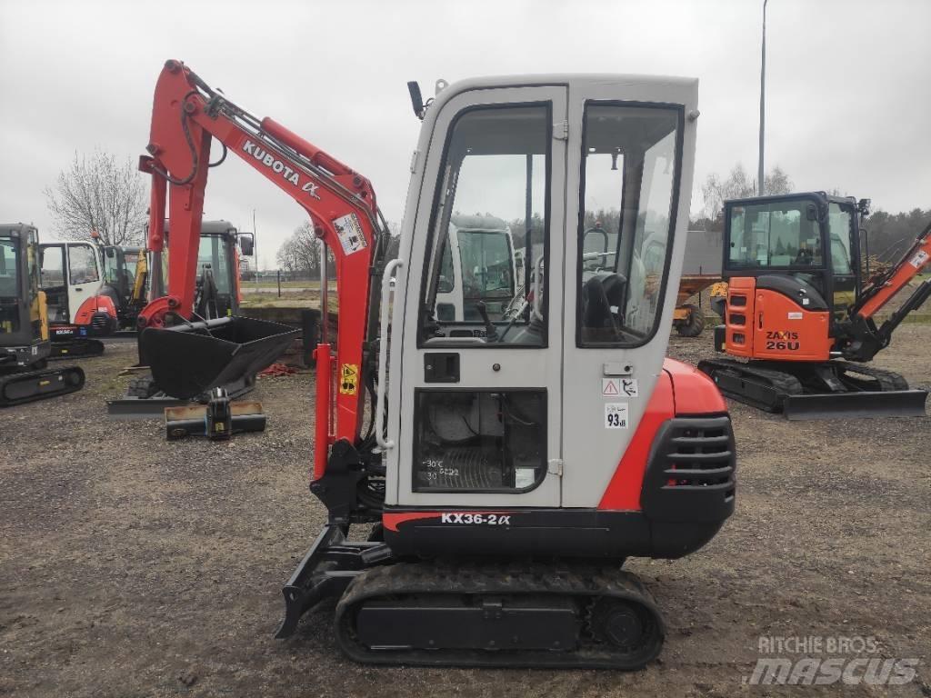 Kubota KX 36-2 alfa Mini rýpadla < 7t