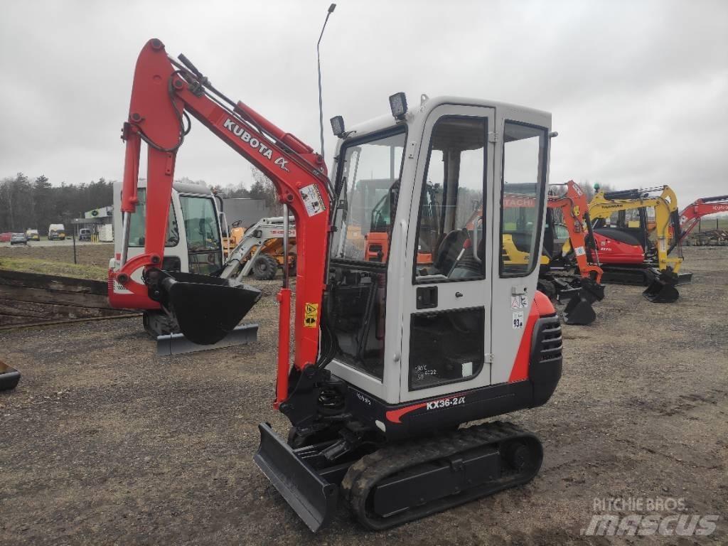 Kubota KX 36-2 alfa Mini rýpadla < 7t