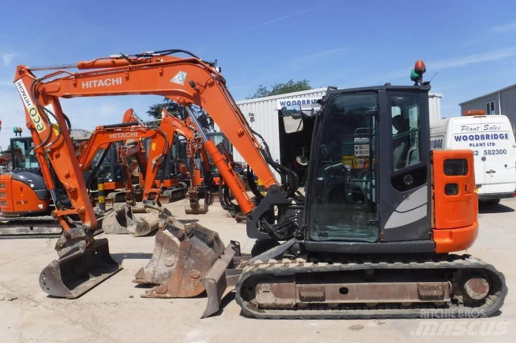 Hitachi ZX 85 US B-6 Midi rýpadla 7t - 12t