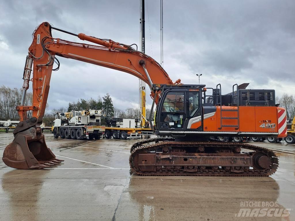 Hitachi ZX490LCH-7 Pásová rýpadla
