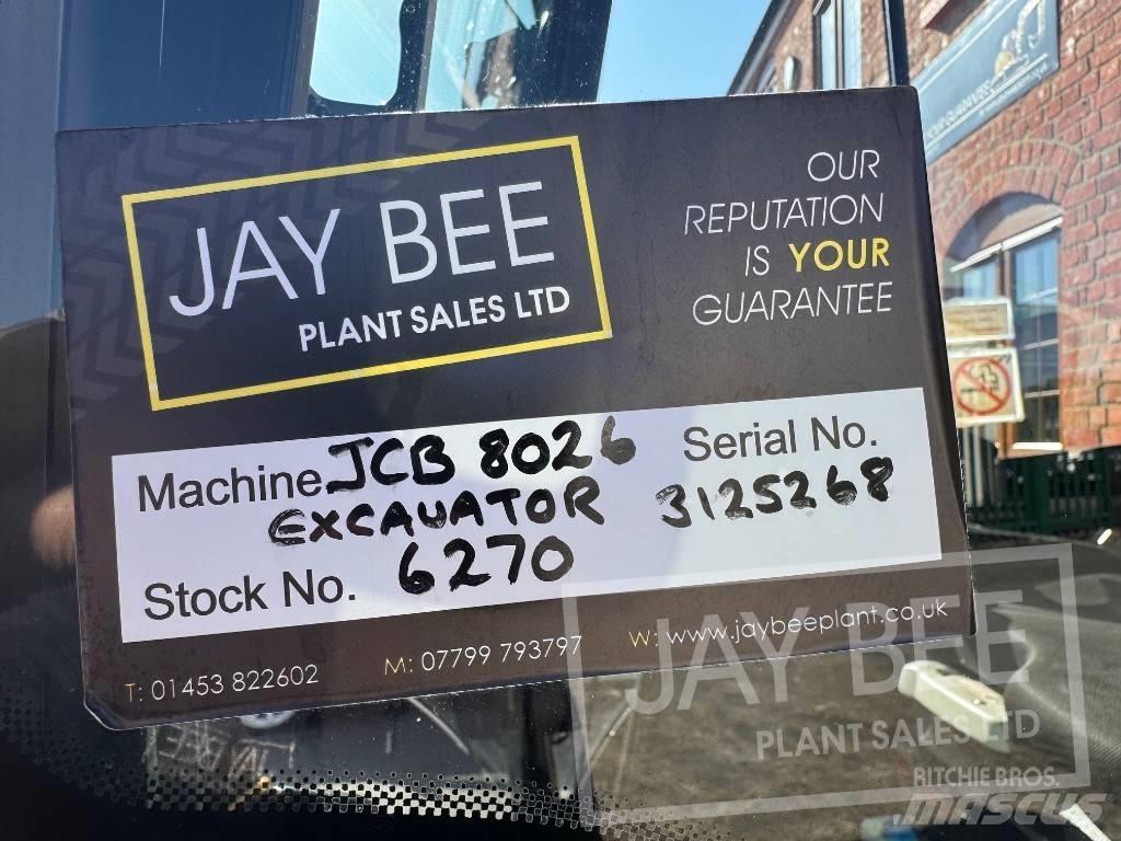 JCB 8026 CTS Mini rýpadla < 7t