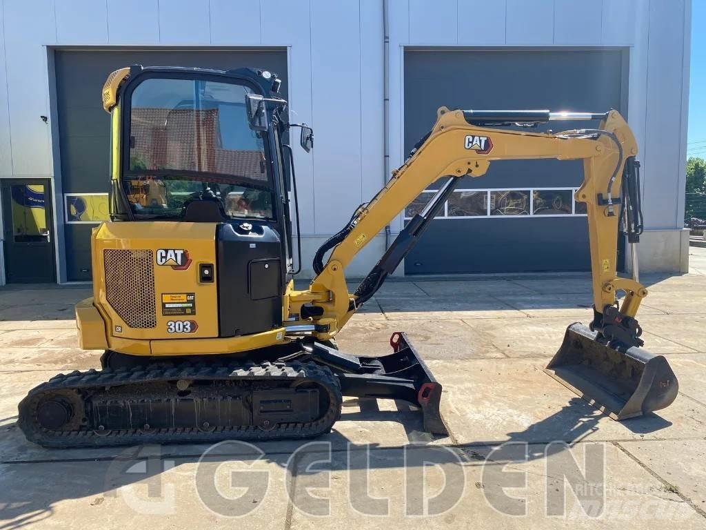 CAT 303 - 3 Buckets Mini rýpadla < 7t