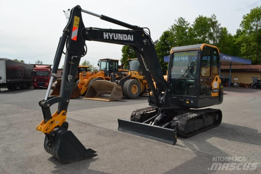 Hyundai HX 55 Mini rýpadla < 7t