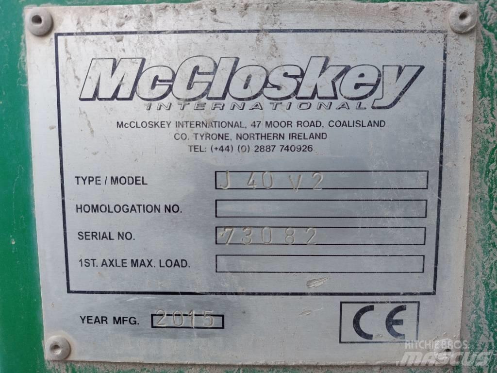 McCloskey J 40 V2 Drtící zařízení