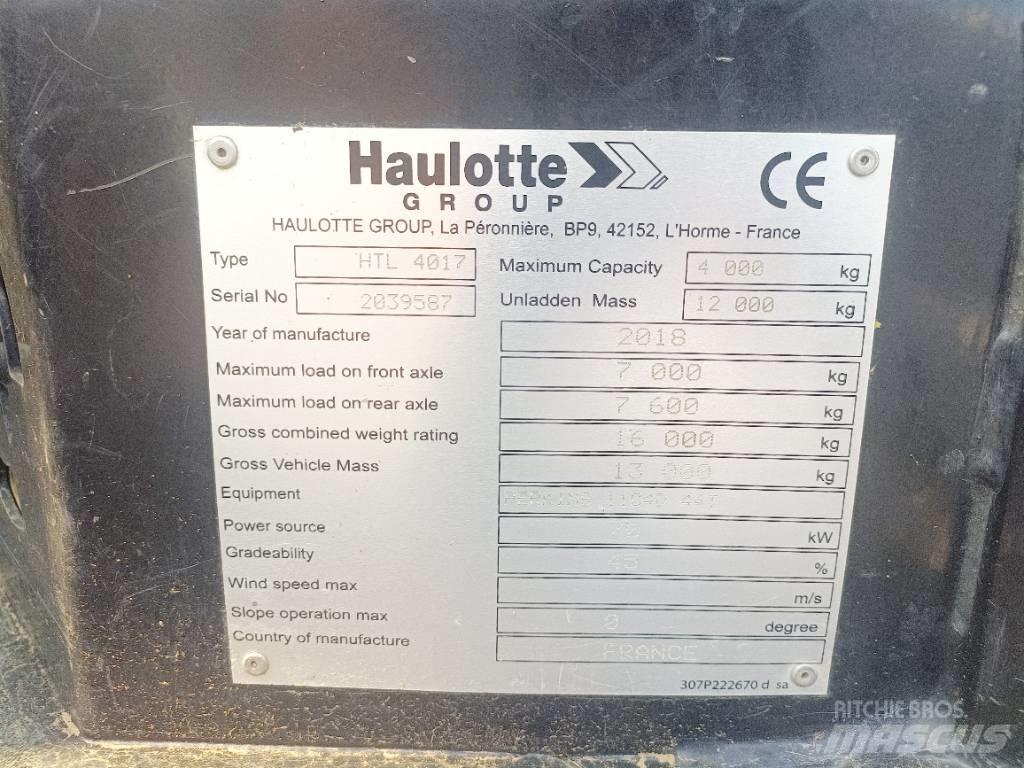 Haulotte HTL4017 Teleskopické manipulátory