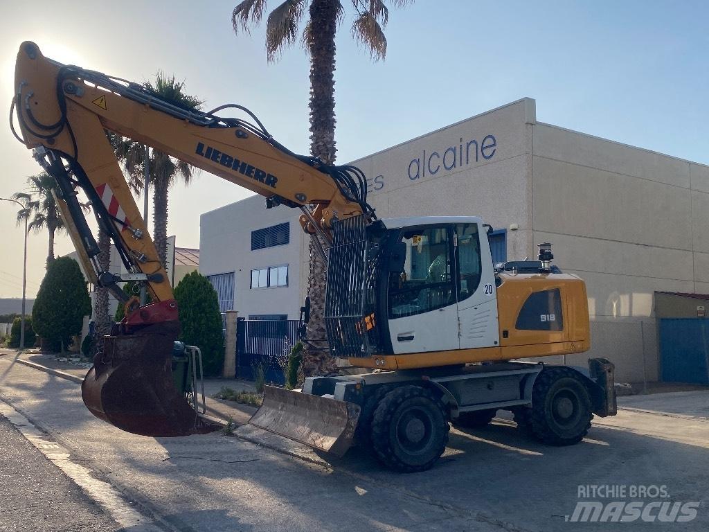 Liebherr A918 Kolová rýpadla