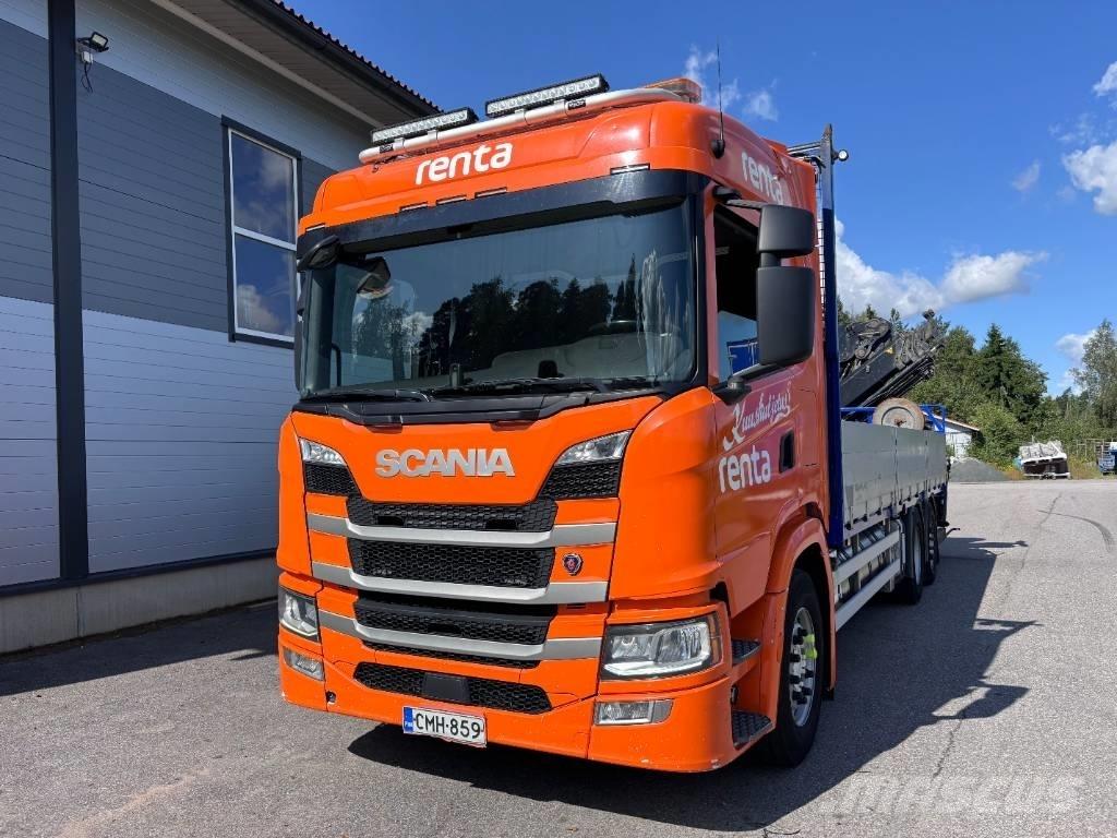 Scania G 410 Autojeřáby, hydraulické ruky